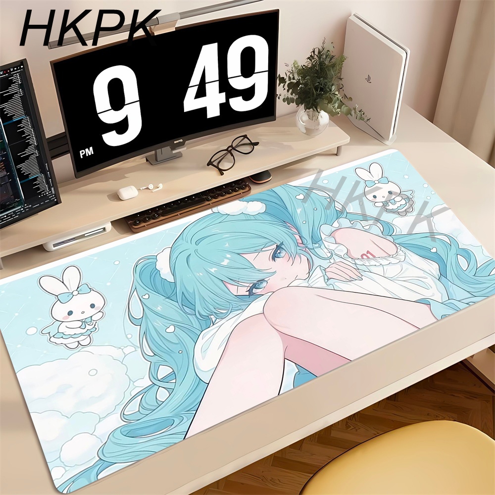 Pc Gaming Hatsune Miku - Tapis de souris Anime pour Gamer,
