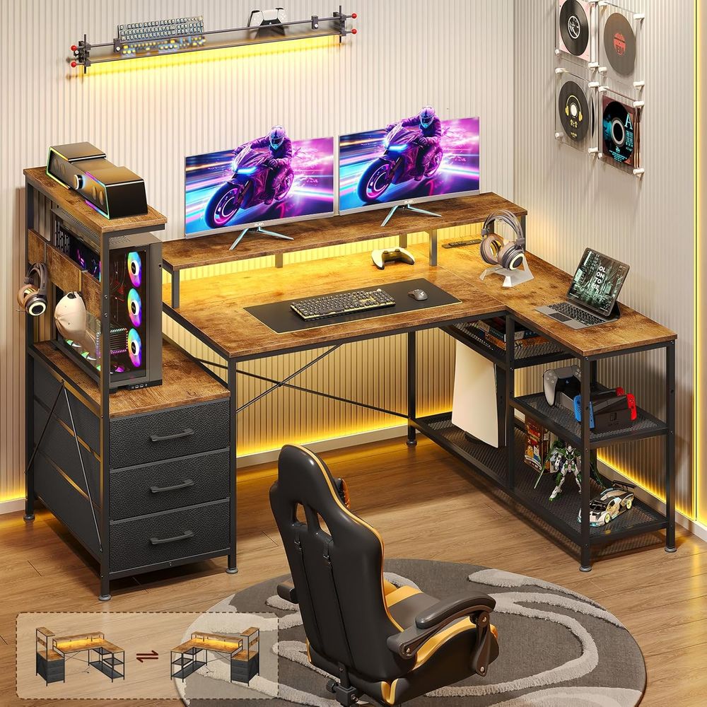 Monitor Stand - Bureau de jeu en forme de