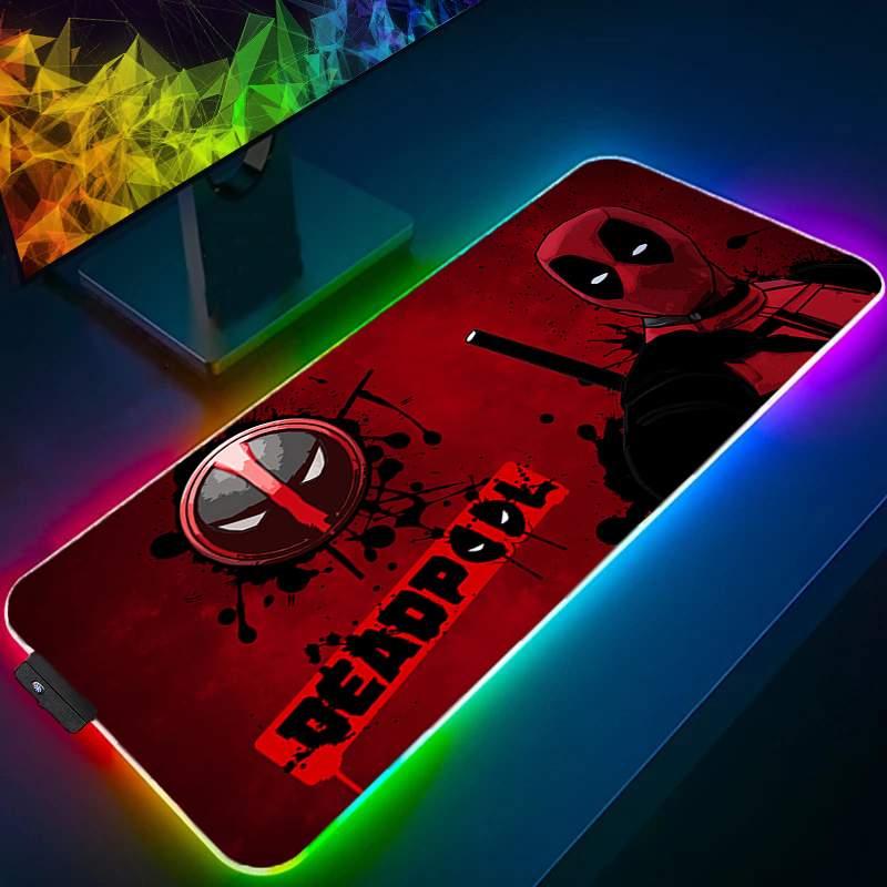 Pc Gaming Used - LED tapis de souris jeu rétro-éclairage