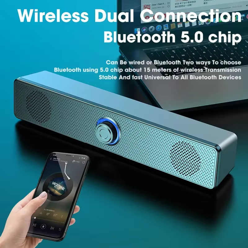 Gaming Speaker - Barre de son Bluetooth 5.0 4D