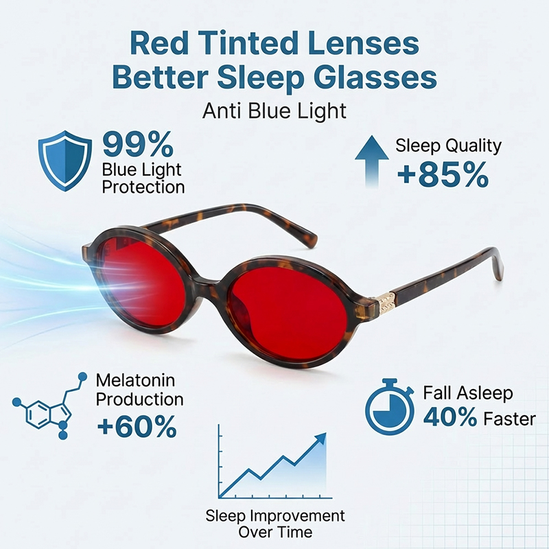 Gaming Glasses Blue Light - Anti Bleu Lumière Rouge Lentille Filtre