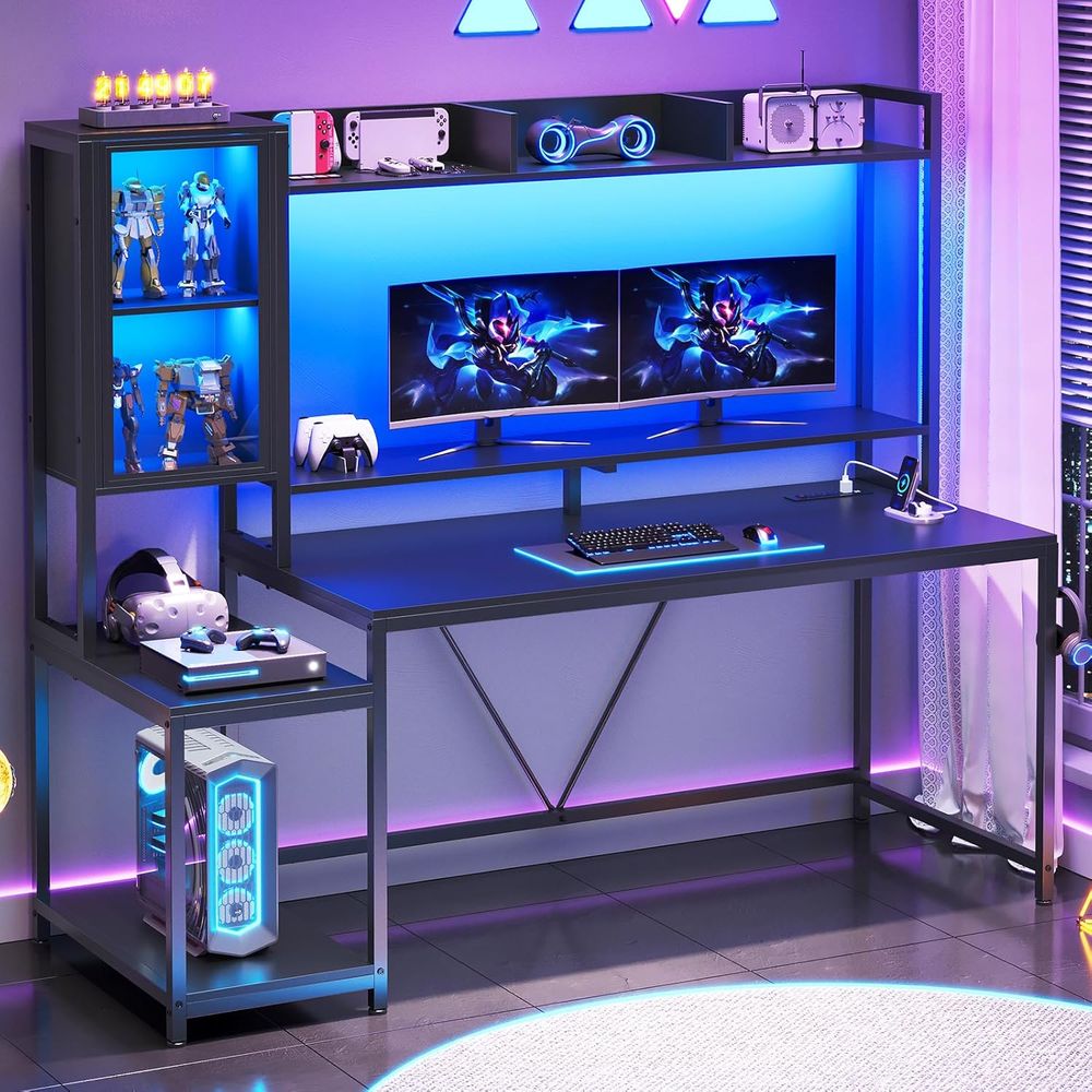 Pc Gaming Desk - Bureau de jeu de 60 pouces