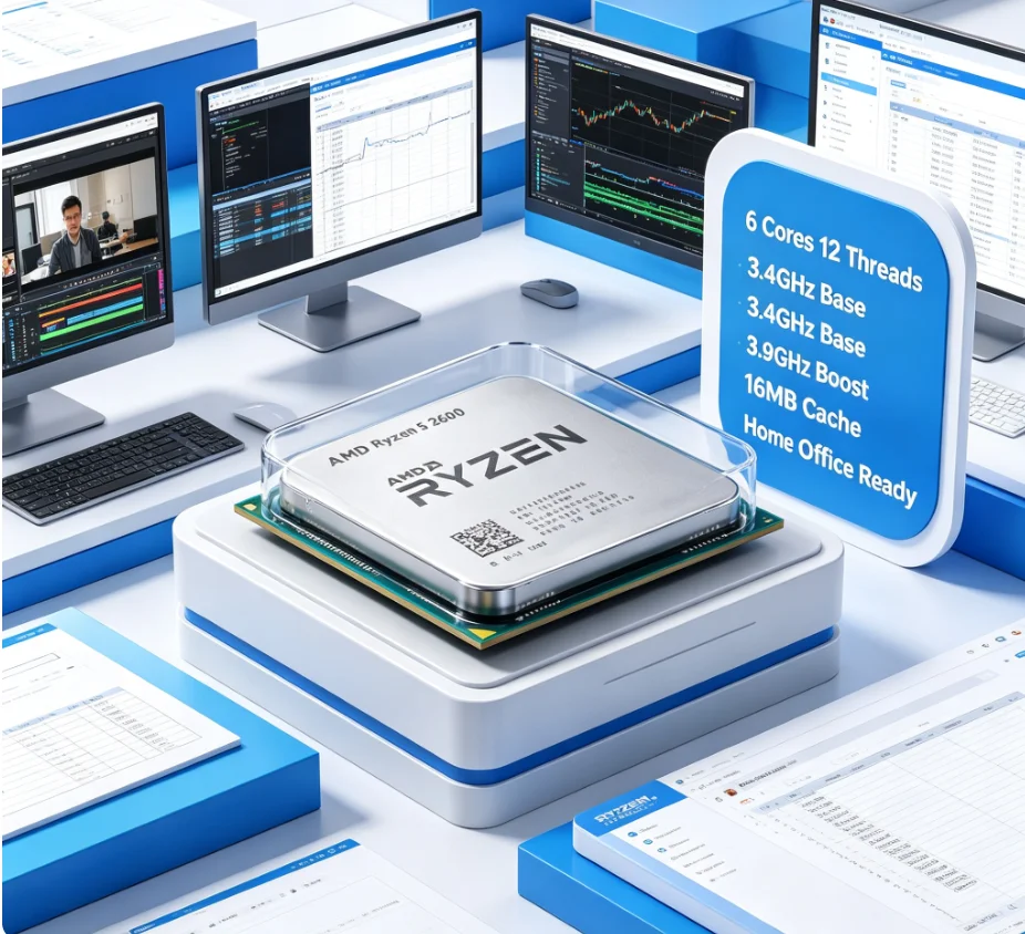 Pc Gaming Entry Level - Processeur de bureau AMD Ryzen 5