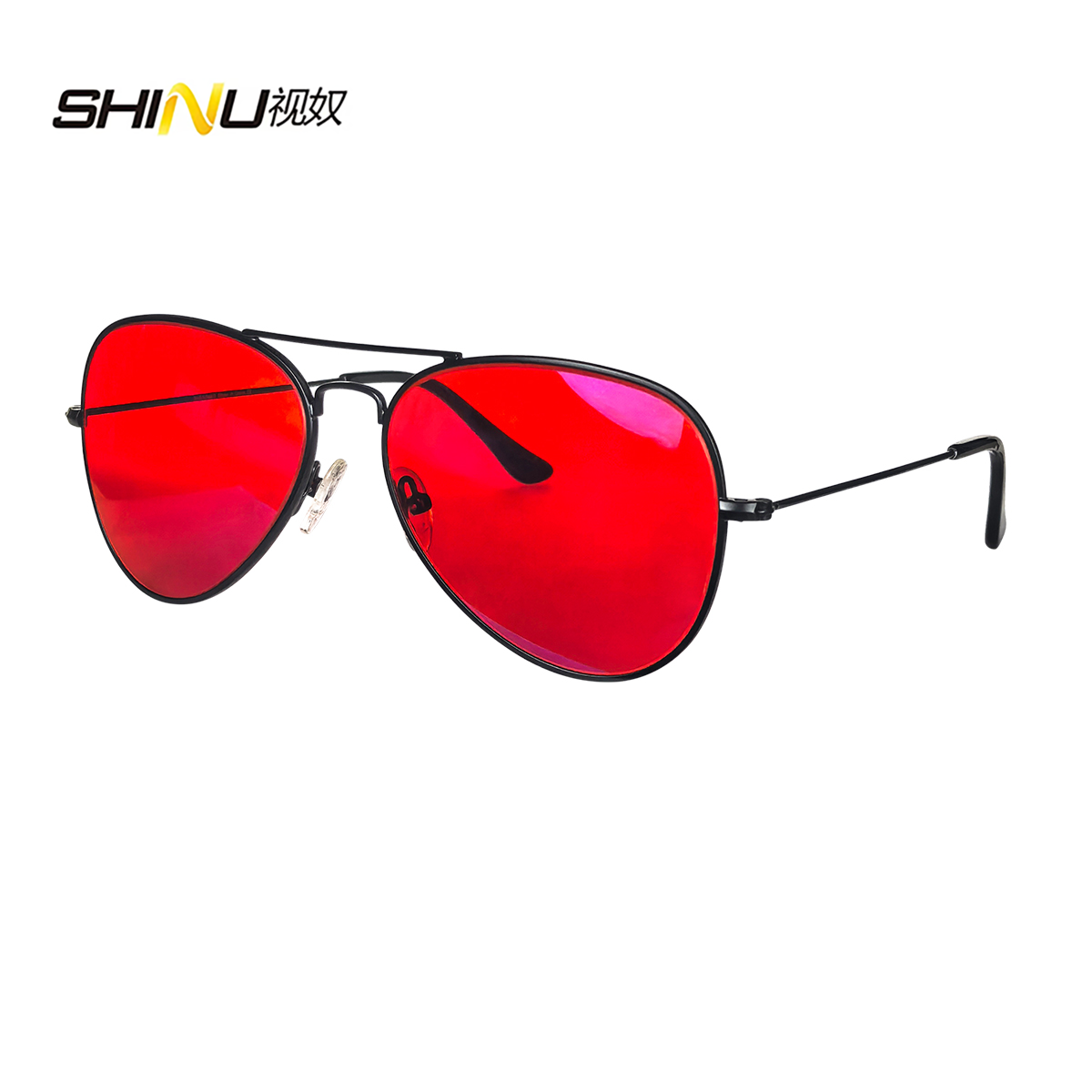 Gaming Glasses Blue Light - SHINU lentilles rouges lunettes hommes lentille
