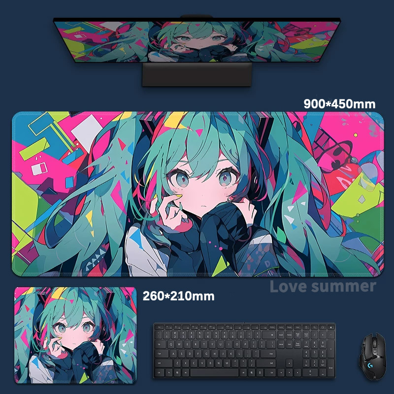Grand tapis de souris de jeu A - Pc Gaming Hatsune Miku avis et prix
