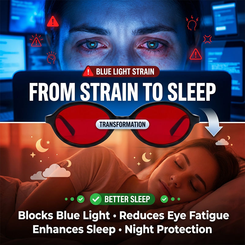Anti Bleu Lumière Rouge Lentil - Gaming Glasses Blue Light avis et prix