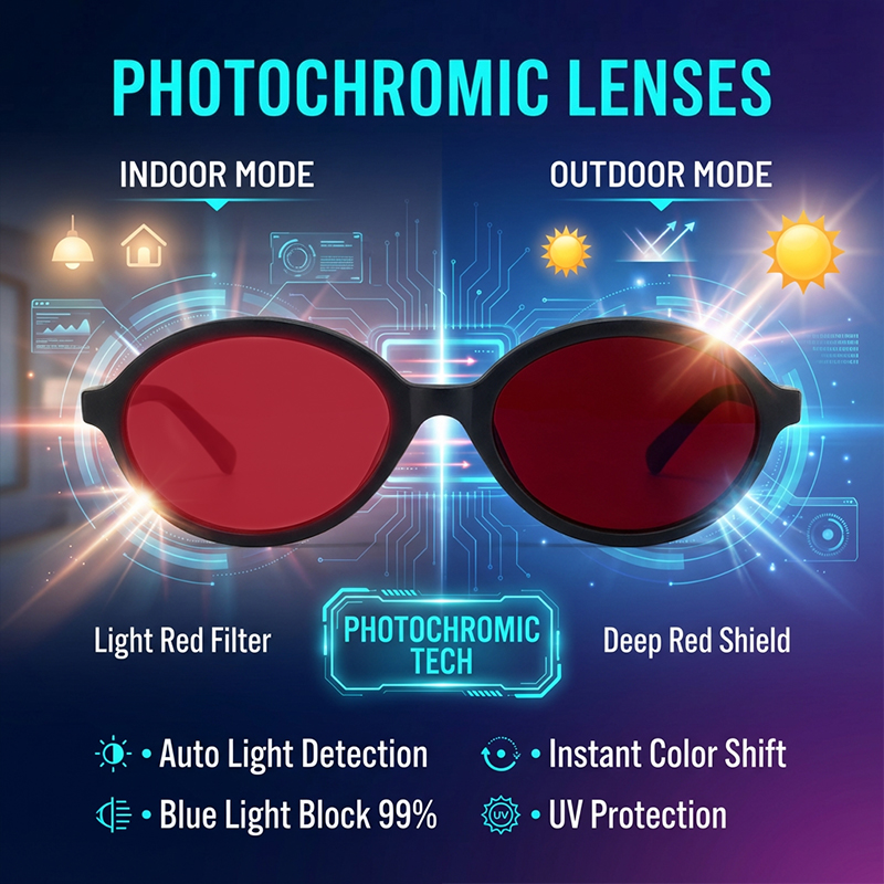 Anti Bleu Lumière Rouge Lentil - Gaming Glasses Blue Light avis et prix