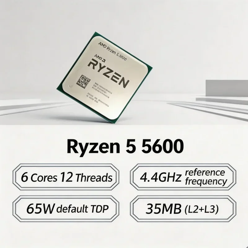 Processeur Ryzen 5 5600 6 cœur - Pc Gaming Entry Level avis et prix