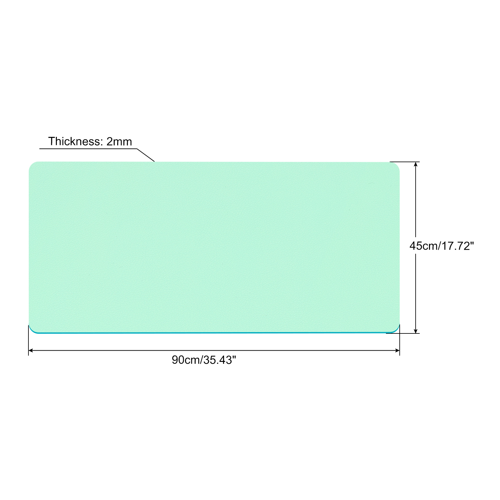 Tapis de protection en cuir PU - Pc Gaming Desk avis et prix