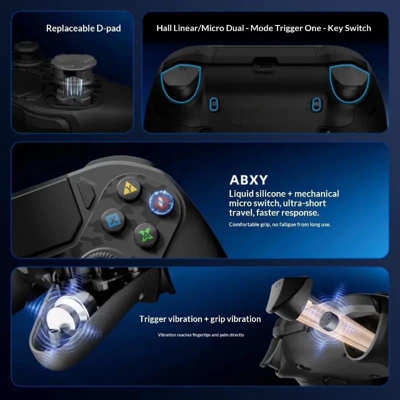 Manette sans fil AceGamer D4 p - Pc Gaming Xbox avis et prix