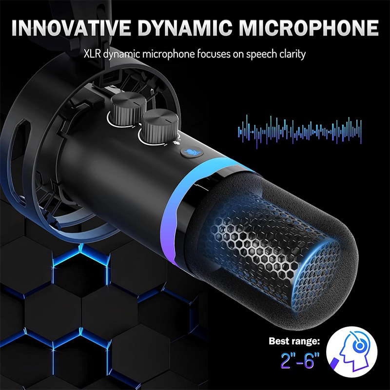 Microphone de jeu USB avec bra - Monitor Stand avis et prix