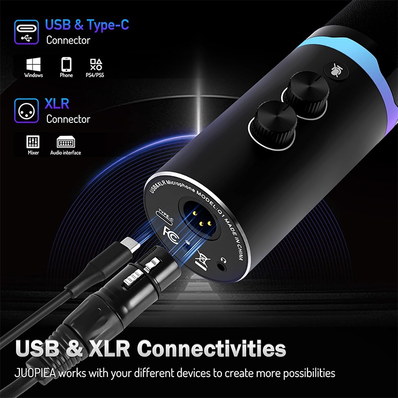 Microphone de jeu USB avec bra - Monitor Stand avis et prix